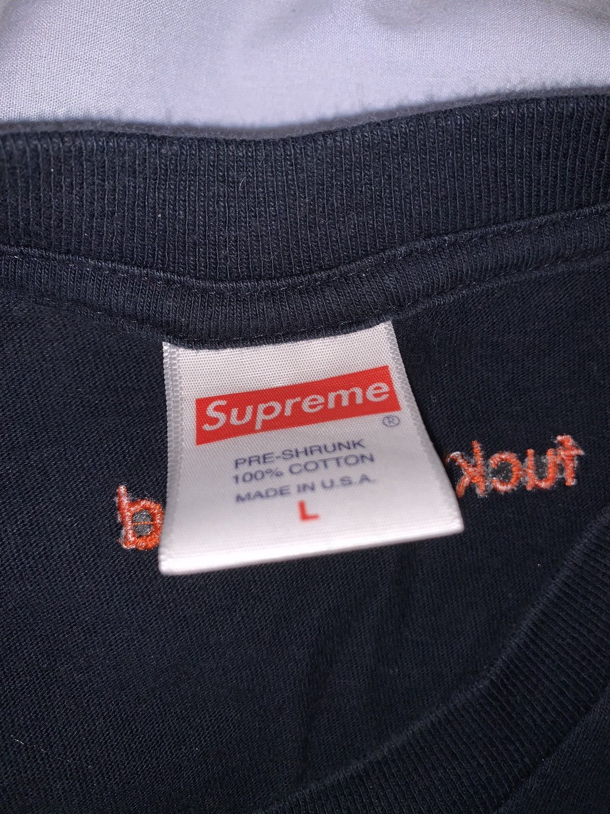 Supreme Supreme Fuck The World Tee Size US L / EU 52-54 / 3 - 3 Thumbnail