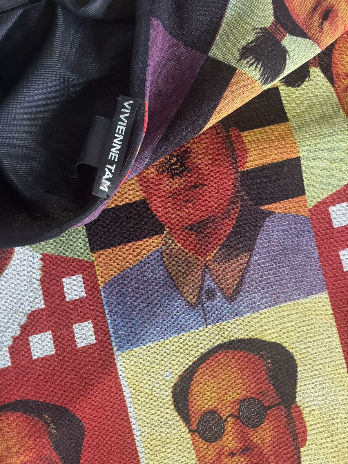Vivienne Tam Spring 1995 Chairman Mao Skirt Size 33" - 4 Thumbnail