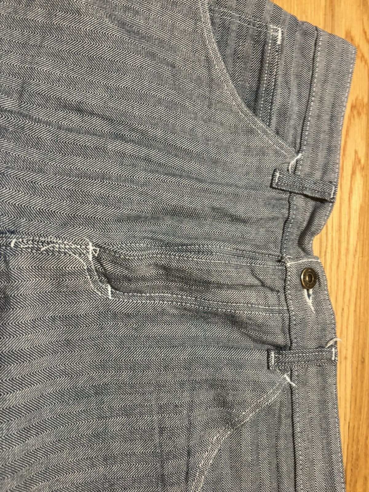 Levi's Levis pinstripe 70s denim Size US 30 / EU 46 - 4 Thumbnail
