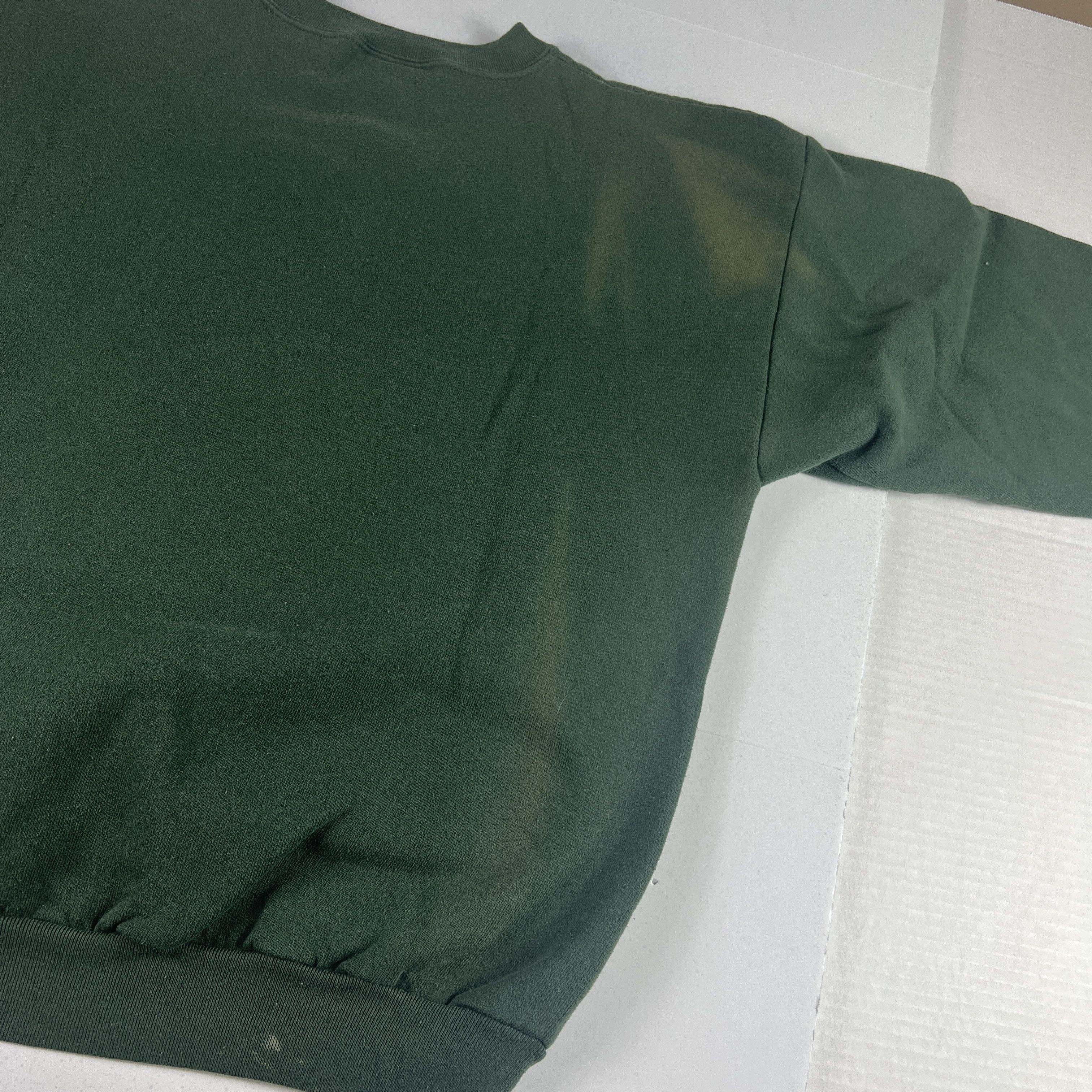 Logo Athletic × NFL × Vintage VTG Green Bay Packers Sweatshirt Faded Embroidered Crewneck Size US L / EU 52-54 / 3 - 4 Thumbnail