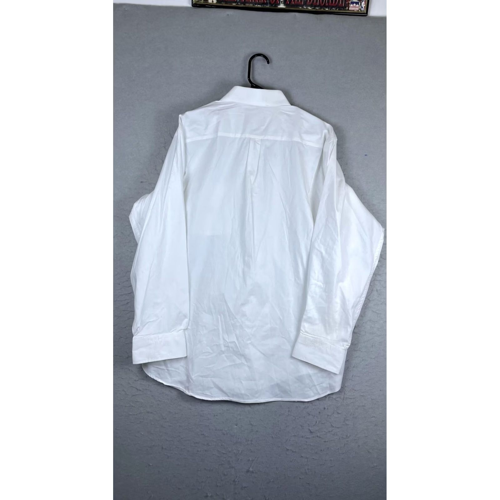 Ralph Lauren Chaps Ralph Lauren Dress Shirt Mens 17.5 36/37 White Cotton Long Sleeve Dress Shirt Mens 17.5 36/37 White Cotton Long Sleeve Size 48R - 6 Thumbnail