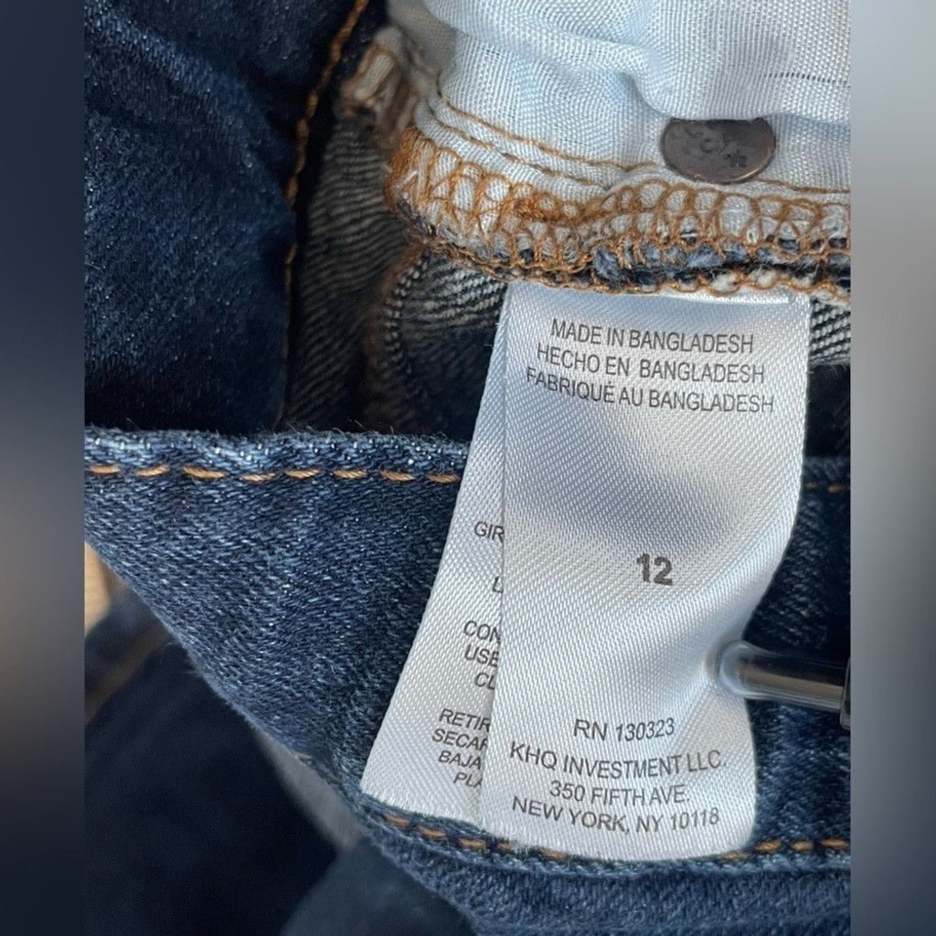 Lucky Brand LUCKY BRAND Classic Straight Jean Blue Jean Girls SIZE 12. Size 34" / US 12 / IT 48 - 8 Thumbnail