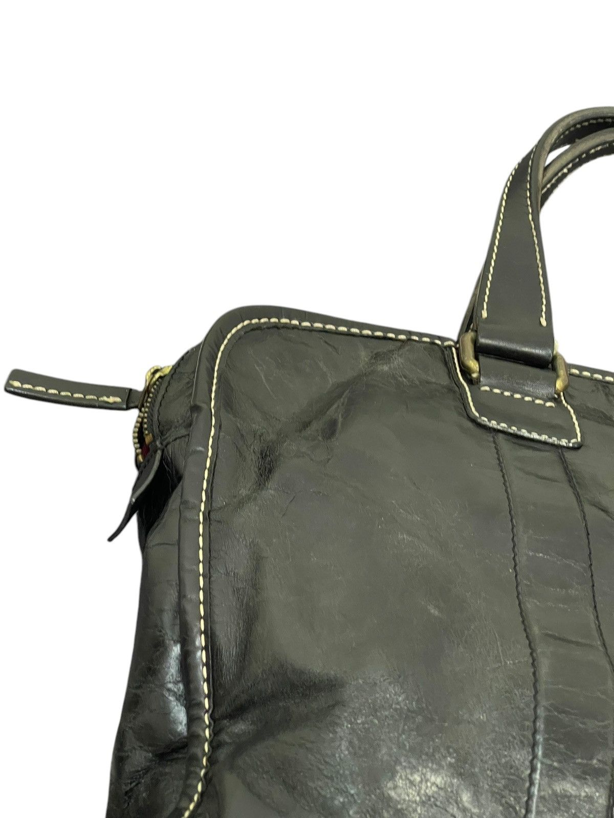 Genuine Leather Full Leather Patina F. Clio Italy Brief Bag 1🟩7 Size ONE SIZE - 16 Thumbnail