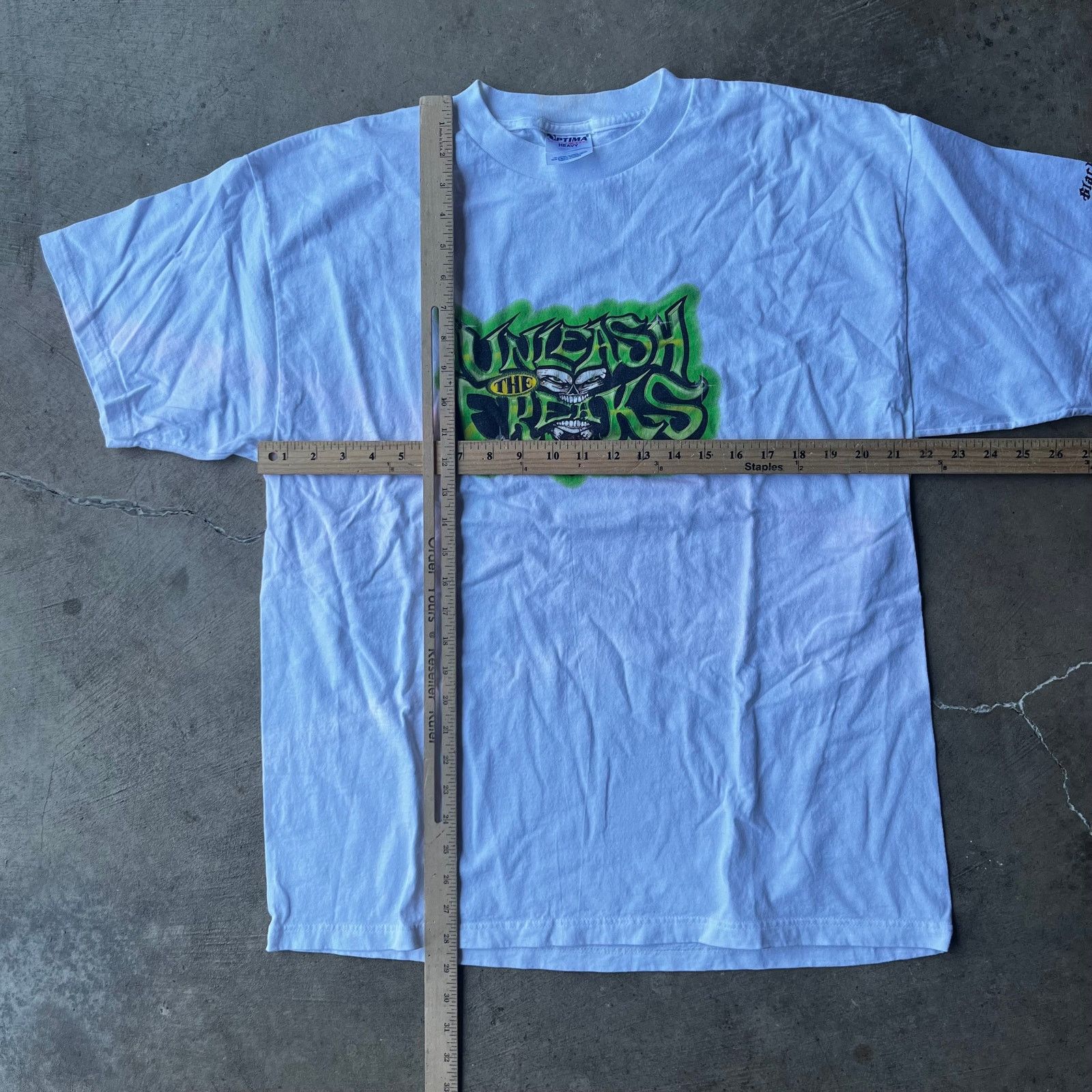 Vintage VINTAGE UNLEASH THE FREAKS 2002 SHIRT MOTOCROSS XL WHITE TEE Size US XL / EU 56 / 4 - 5 Thumbnail