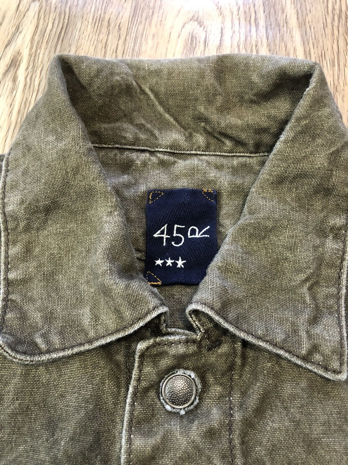 45rpm × Kapital 45rpm Japan rust linen shirt jacket Size US L / EU 52-54 / 3 - 5 Thumbnail