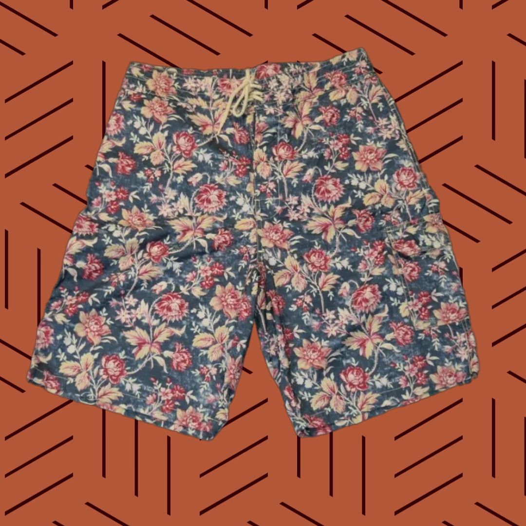 Polo Ralph Lauren VTG Polo Ralph Lauren Shorts Adult 32 Multicolor Floral Swim 90s Hawaiian Beach Mens Size US XS / EU 42 / 0 - 1 Thumbnail