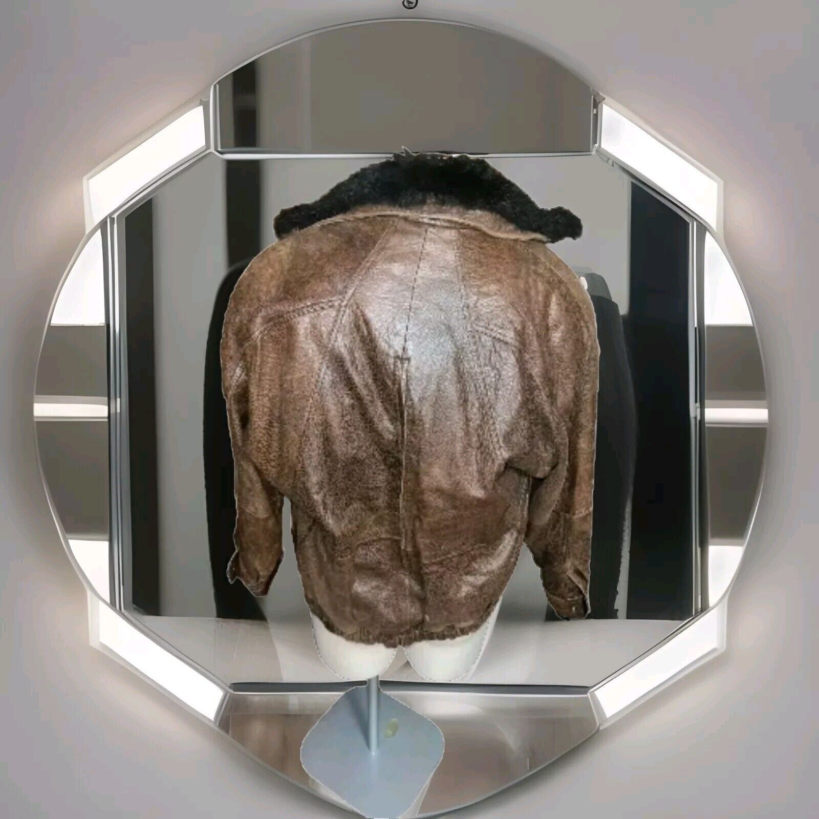 Other Andrew Maro Leather Bomber Jacket Removable Opposum Lining Size US M / EU 48-50 / 2 - 3 Thumbnail