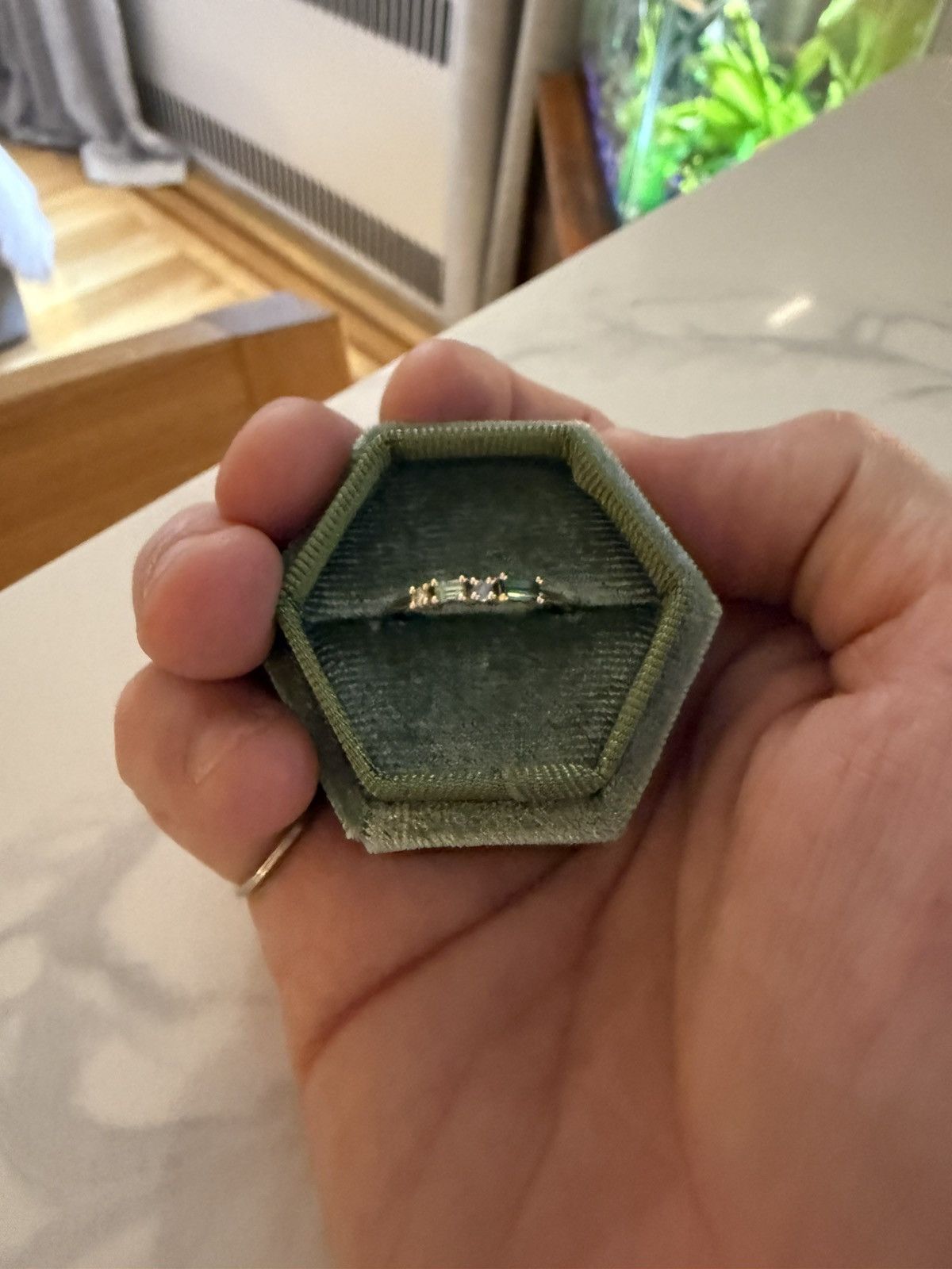 Other 14K Wwake Tourmaline and Opal Ring Size ONE SIZE - 2 Thumbnail