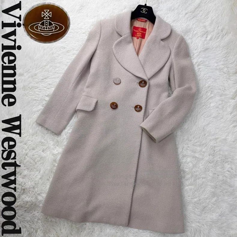 Vivienne Westwood Vivienne Westwood Rare heart-shaped collar woolen coat, ne Size M / US 6-8 / IT 42-44 - 1 Thumbnail