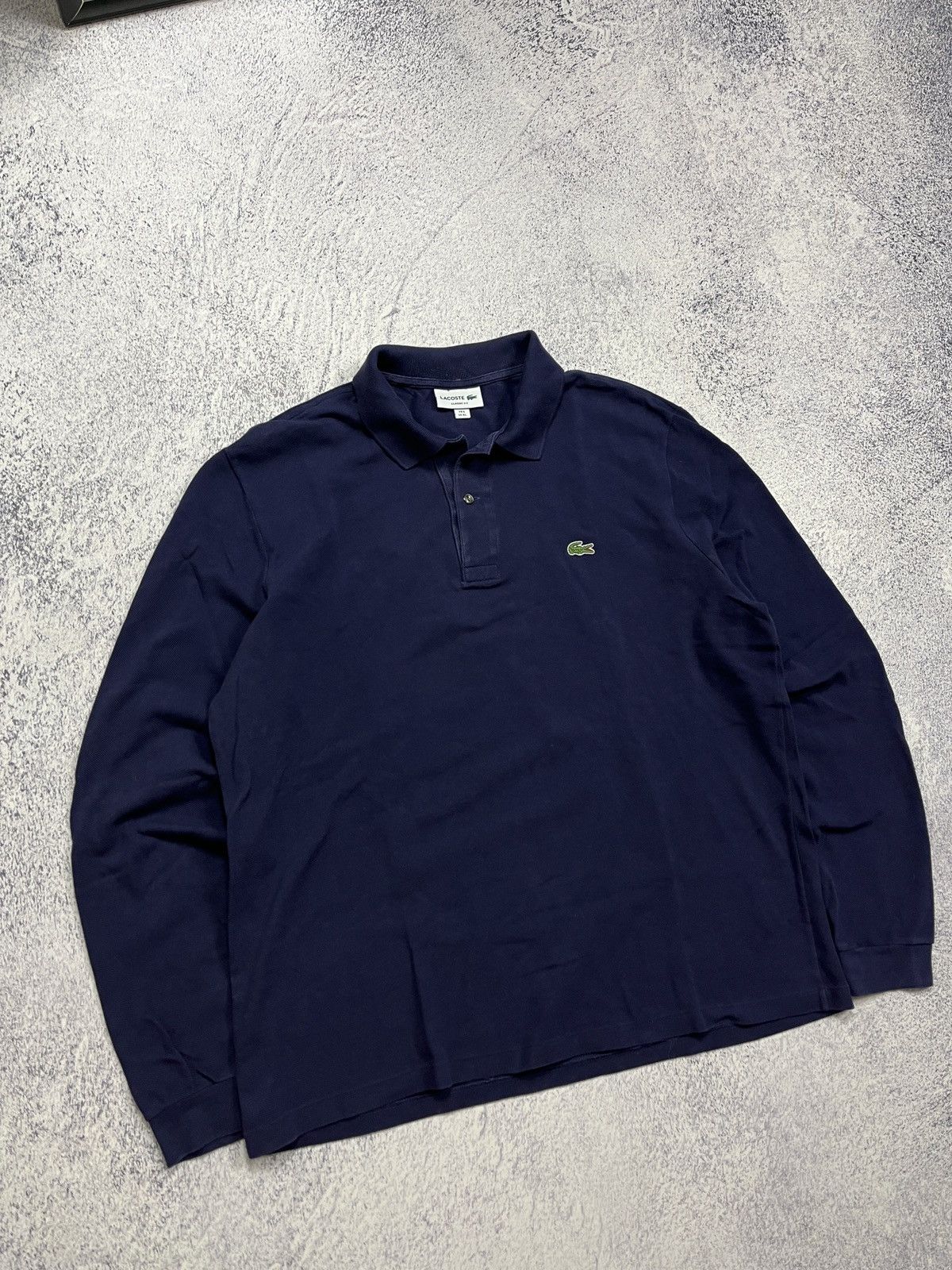 Lacoste × Vintage Lacoste Y2k Longsleeve Rugby Polo Shirt Chief Keef Size US XL / EU 56 / 4 - 3 Thumbnail