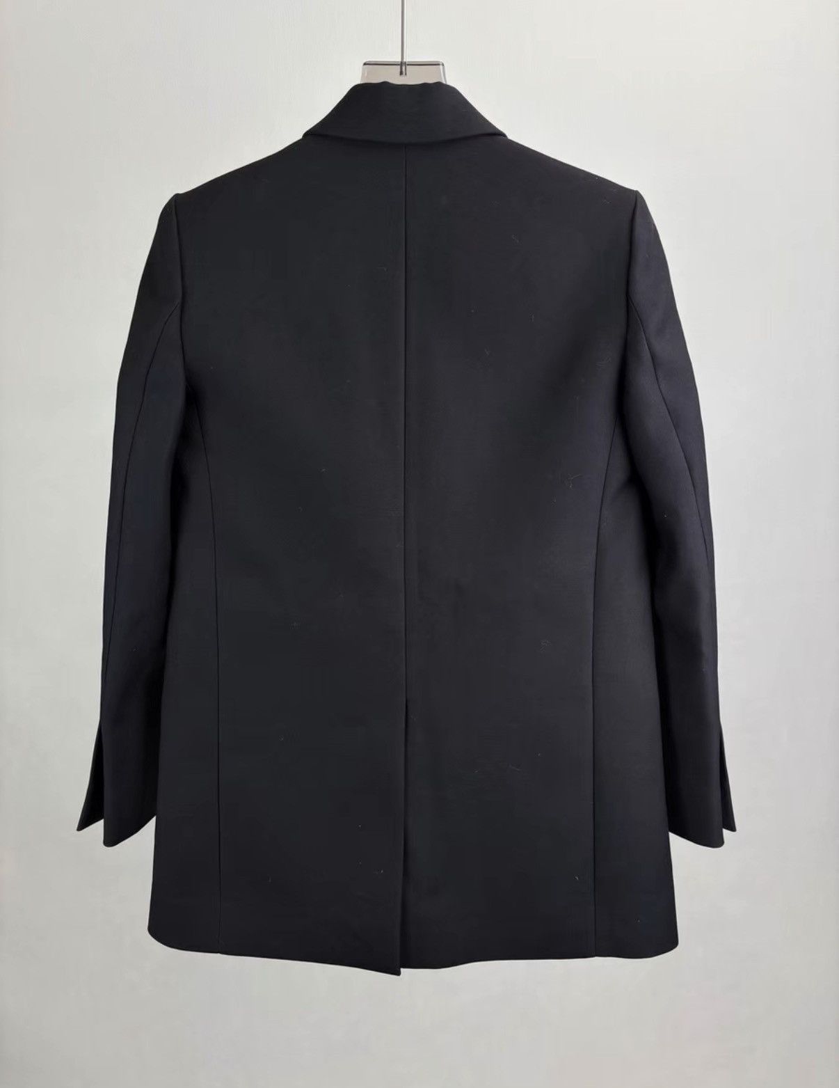 Balenciaga BALENCIAGA Silver Button Blazer K1 Size US M / EU 48-50 / 2 - 2 Thumbnail