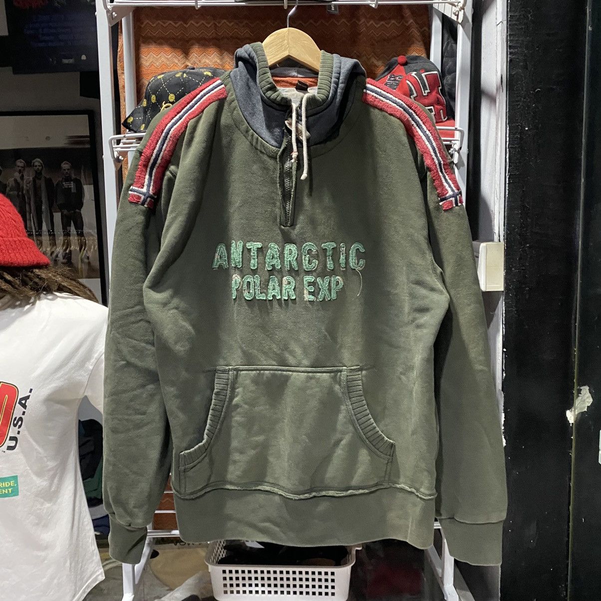 Napapijri Napapijri Antarctic Polar Expedition 1/4 Hoodie Sweatshirt Size US XXL / EU 58 / 5 - 1 Thumbnail