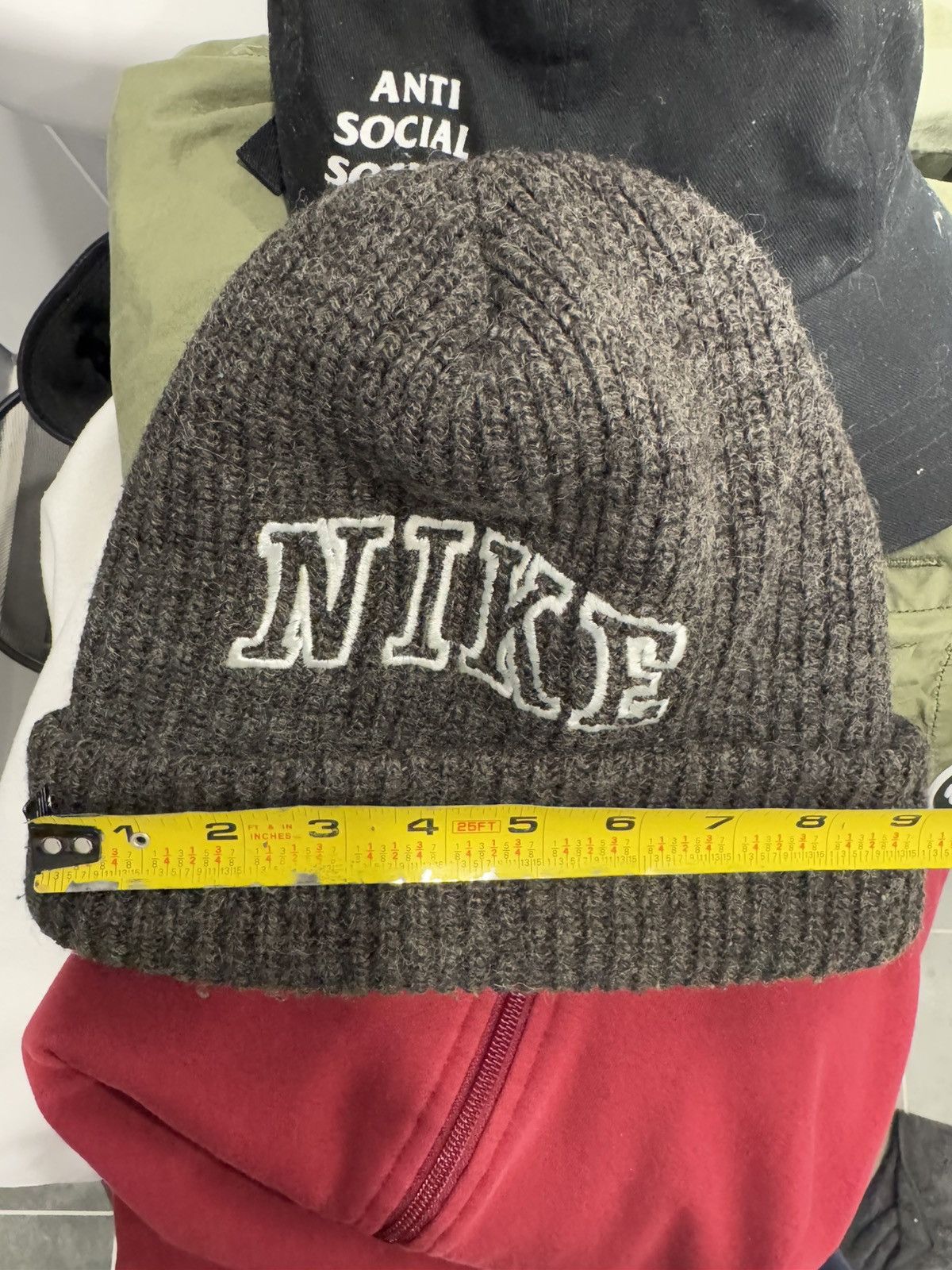 Vintage Vintage 90s wool nike beanie Size ONE SIZE - 4 Thumbnail