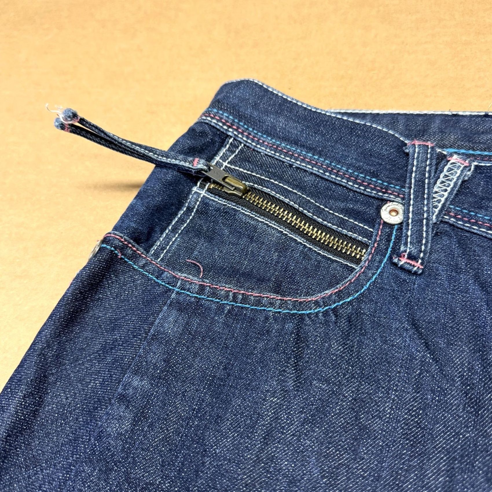 Akademiks Akademiks Jeans Mens 34x32 Blue Relaxed Wide-Leg Denim Tropical Flamingo Mens Size US 34 / EU 50 - 7 Thumbnail