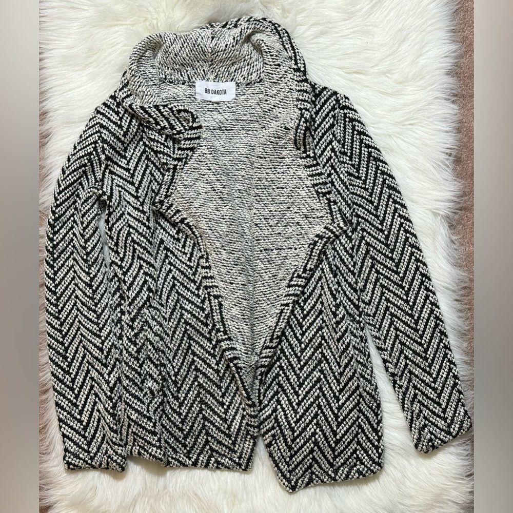 BB Dakota BB Dakota Chevron Cardigan Edie Sweater Size S / US 4 / IT 40 - 2 Thumbnail