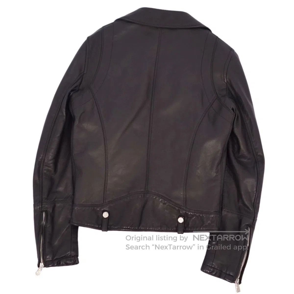 Other Delan Lamb Leather Biker Jacket Italy. Size US M / EU 48-50 / 2 - 4 Thumbnail