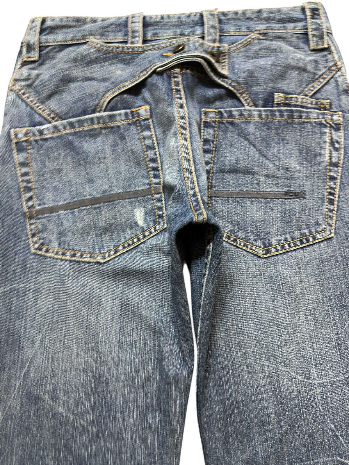 FCUK Vintage FCUK Straight Non Alignment Grunge Denim Size US 30 / EU 46 - 6 Thumbnail