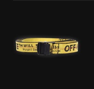 Off-White Off-White Mini Industrial Belt “yellow and black” Size ONE SIZE - 1 Thumbnail