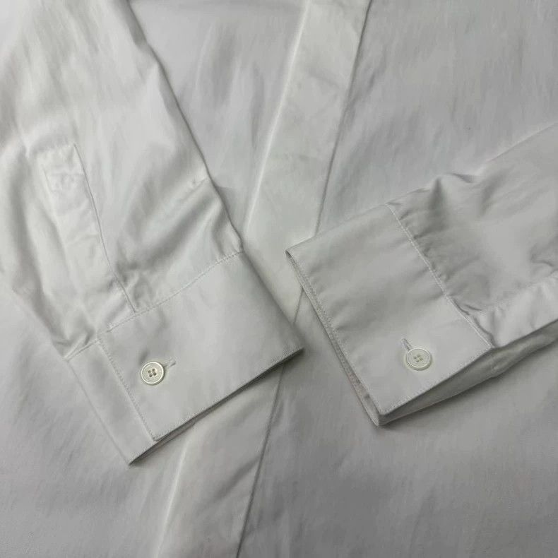 Dior Dior White Logo Embroidered Shirt Size US M / EU 48-50 / 2 - 2 Thumbnail