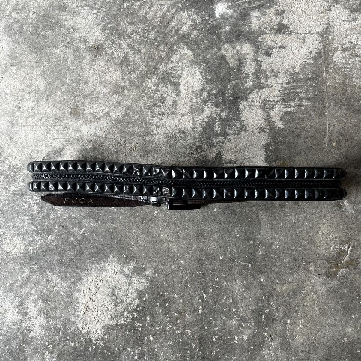 If Six Was Nine FUGA FULL ZIPPER STUDED BELT Size 32 - 2 Thumbnail