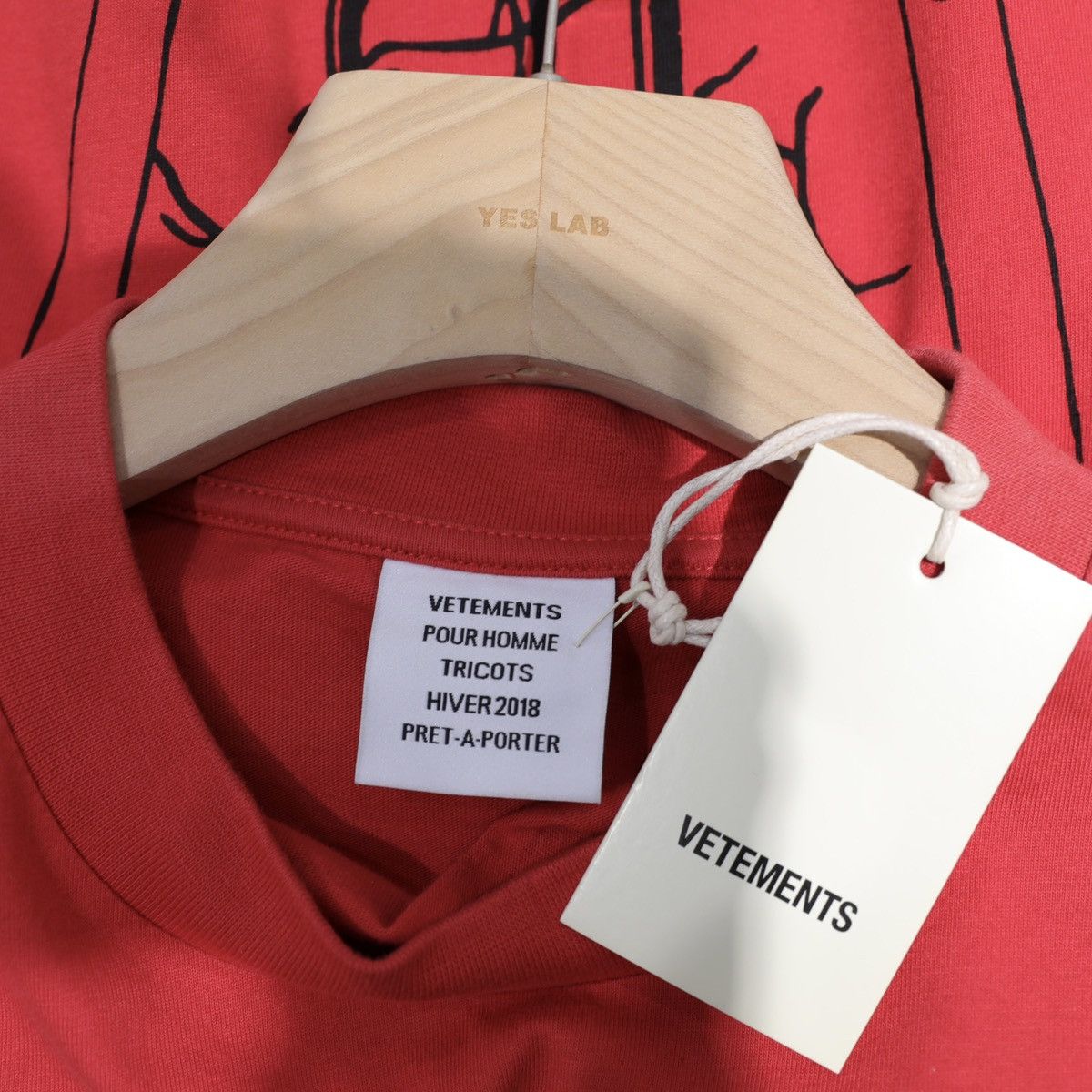 Vetements VETEMENTS 2018 Love Me To Death Cotton Long-Sleeve T-Shirt Size US S / EU 44-46 / 1 - 11 Thumbnail