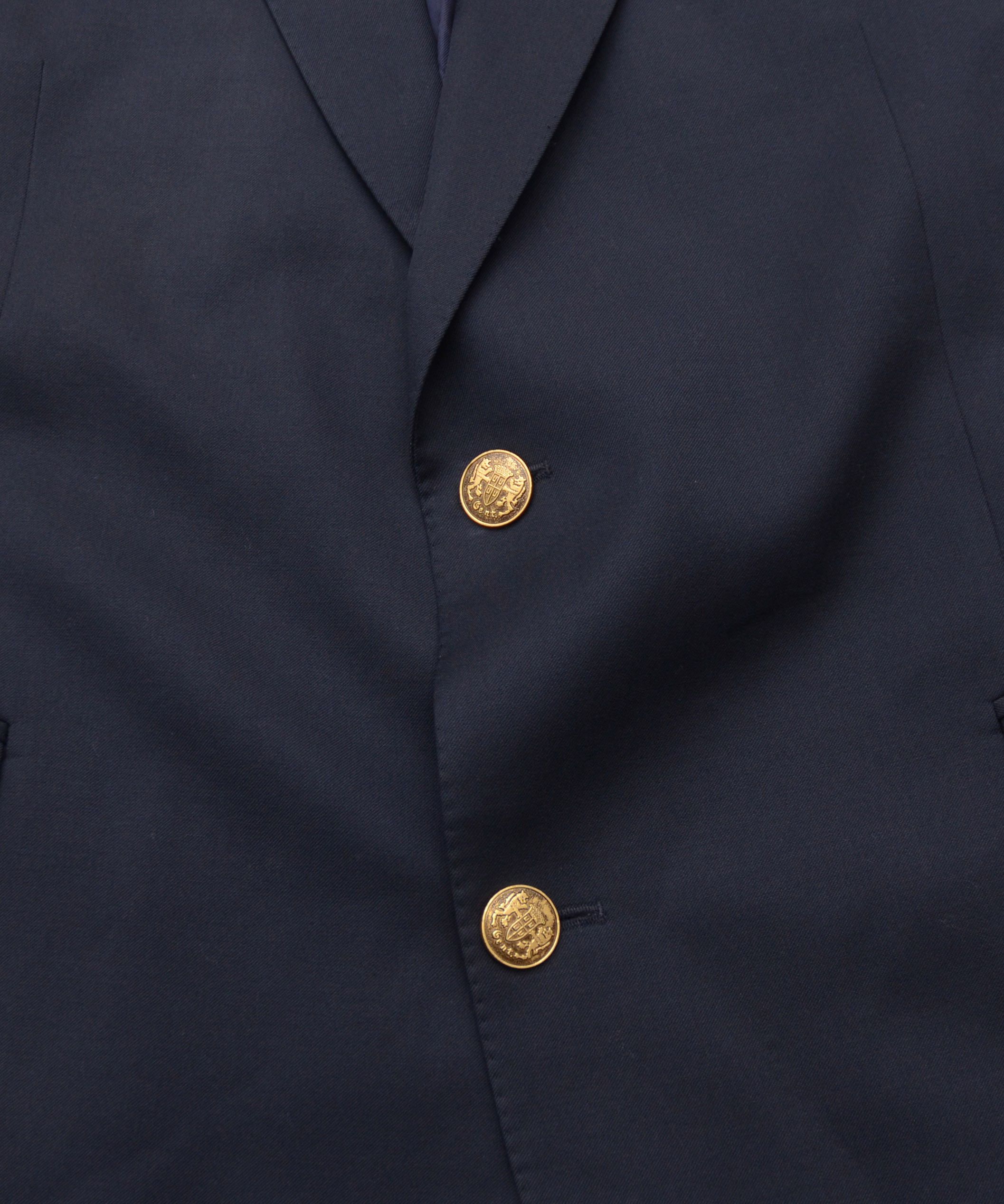 Burberry Luxury Burberry London Super 100 Blazer Navy Old Money Size 50R - 3 Thumbnail