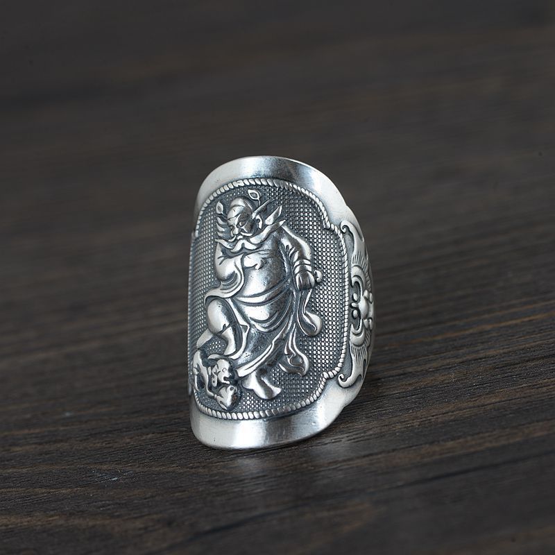 Japanese Brand × Jewelry Resizable Tide Totem Buddha Ring Size ONE SIZE - 5 Thumbnail