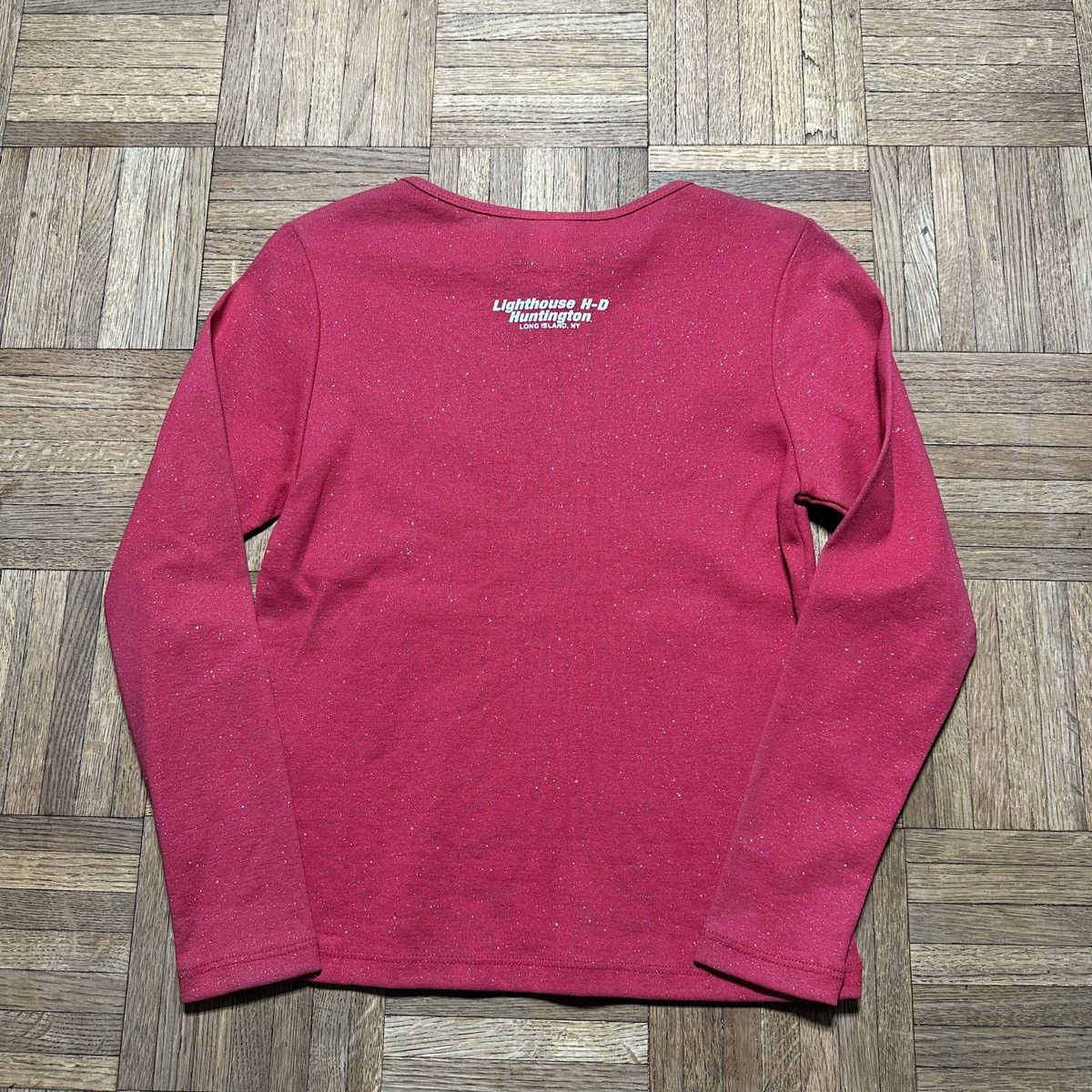 Harley Davidson × Vintage Vintage Harley Davidson long sleeve baby tee Size ONE SIZE - 2 Thumbnail