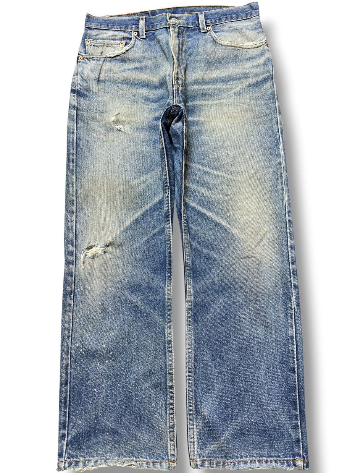 Levi's Vintage Clothing Vintage Levi’s 505 Mudwash Ripped Distressed Denim Size US 32 / EU 48 - 1 Thumbnail