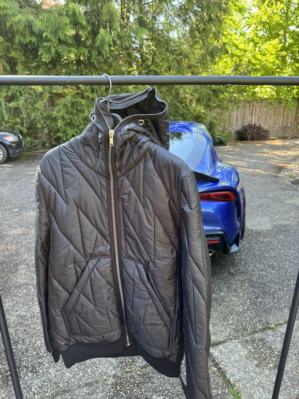 Rick Owens Rick Owens Drkshdw Nylon Gimp Jacket in Black Size US L / EU 52-54 / 3 - 4 Thumbnail