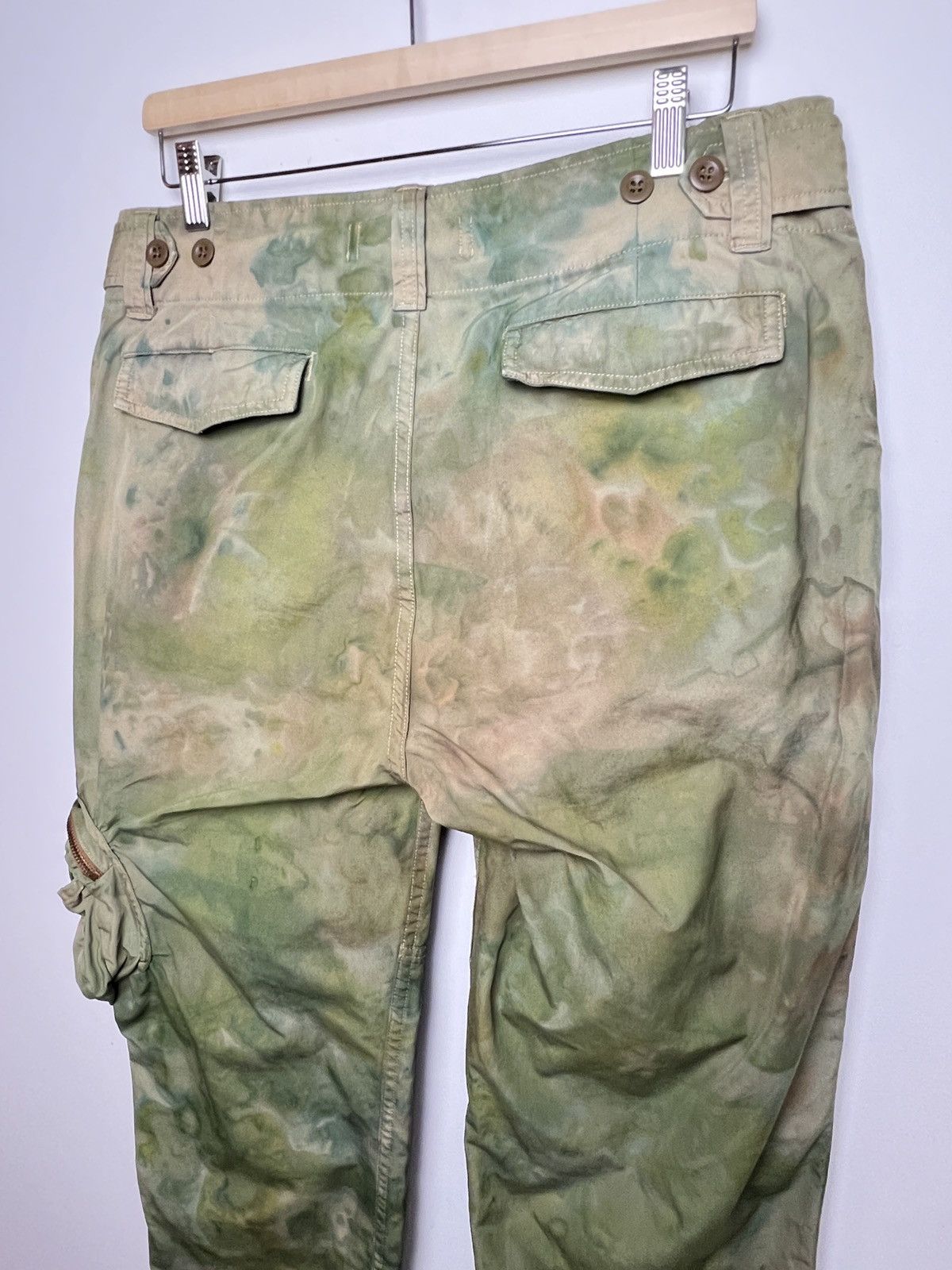Polo Ralph Lauren ralph lauren tie dye cargo camo multipocket army pants Size US 34 / EU 50 - 9 Thumbnail