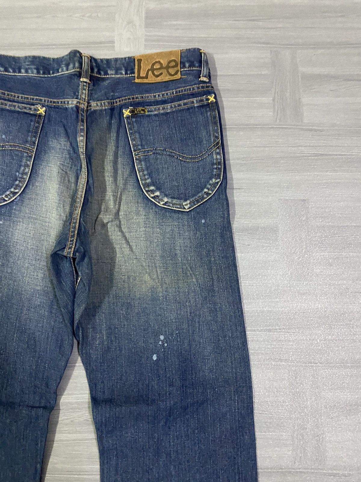 Lee Vintage Lee Riders Fadded Blue Denim Size US 33 - 18 Thumbnail