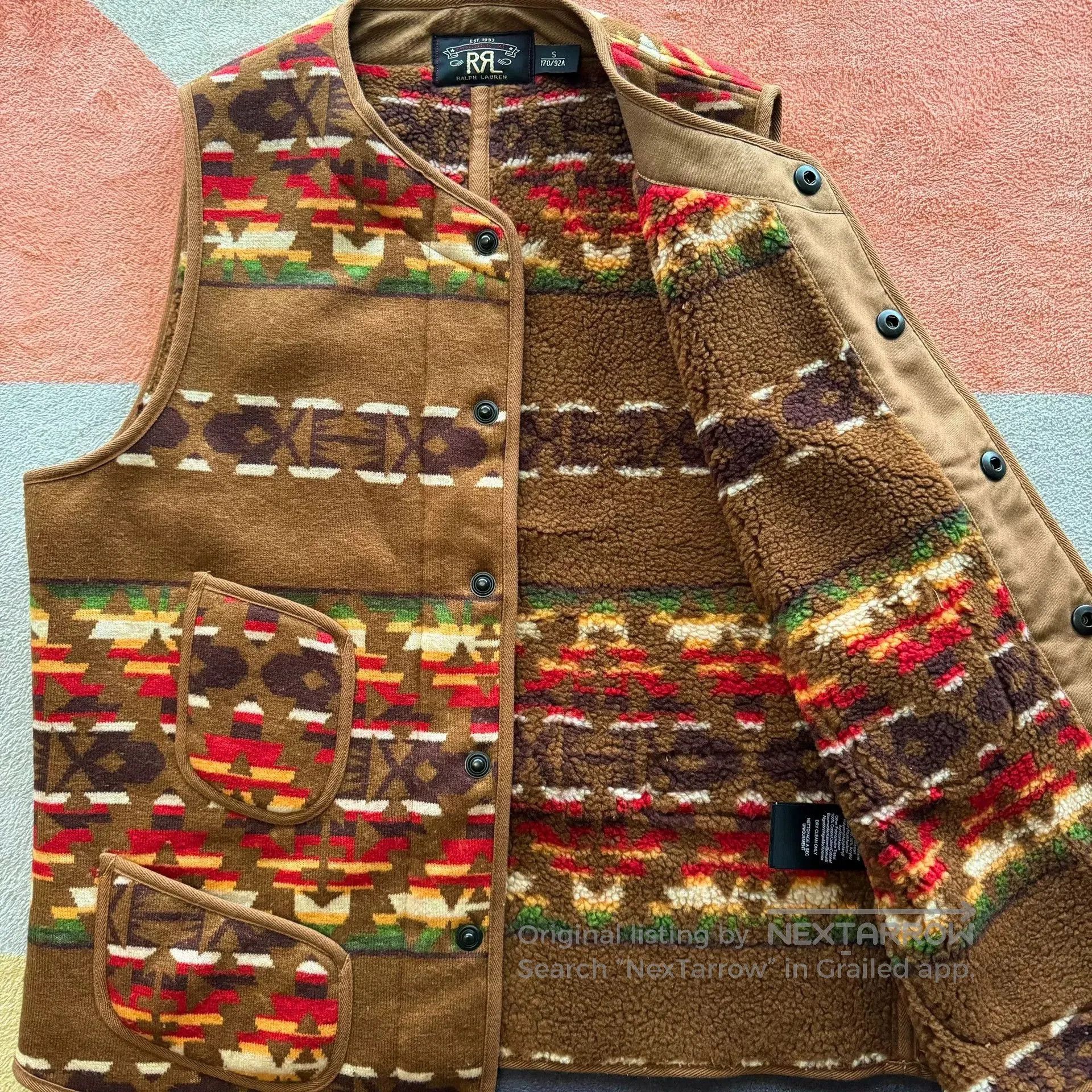RRL Ralph Lauren Ralph Lauren Double RL Winter Vest. Size US S / EU 44-46 / 1 - 2 Thumbnail