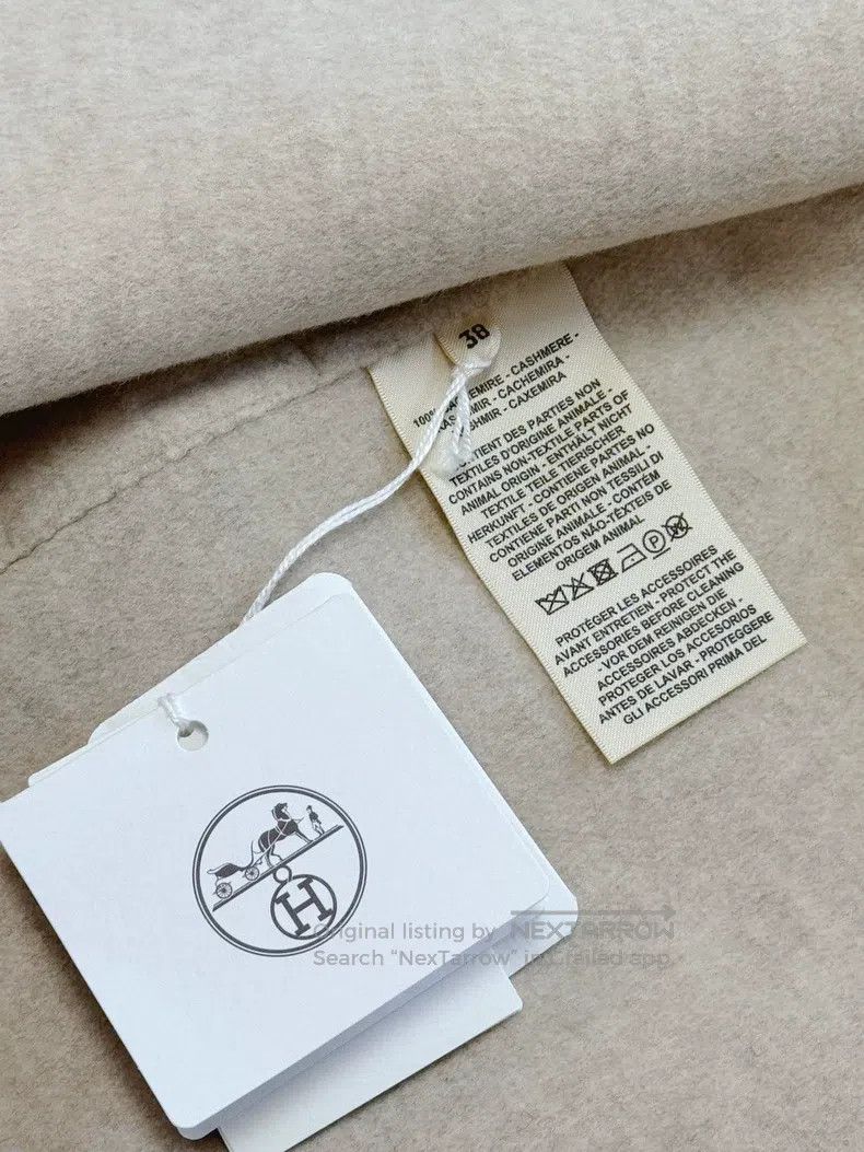 Hermes Hermes Cashmere Coat with Double Faced Cashmere and Collar Size XS / US 0-2 / IT 36-38 - 8 Thumbnail