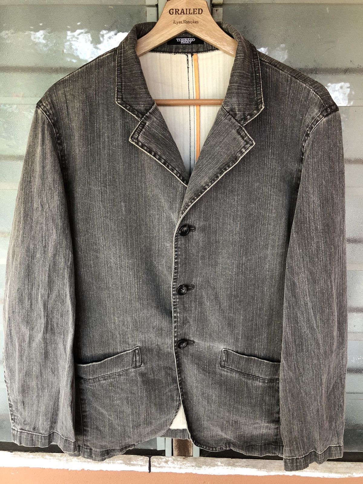 Japanese Brand × Tornado Mart Vintage Tornado Mart Japanese Punk Style Denim Jacket Size US M / EU 48-50 / 2 - 3 Thumbnail