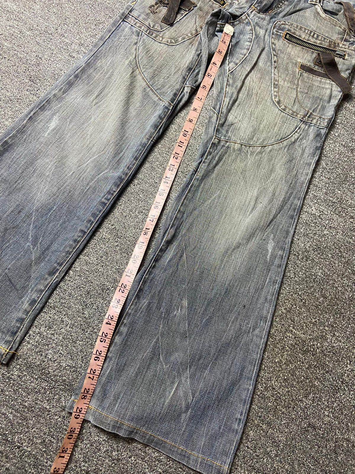 semanticdesign Semantic Design Distressed Denim Flare Jeans (151) Size US 33 - 8 Thumbnail