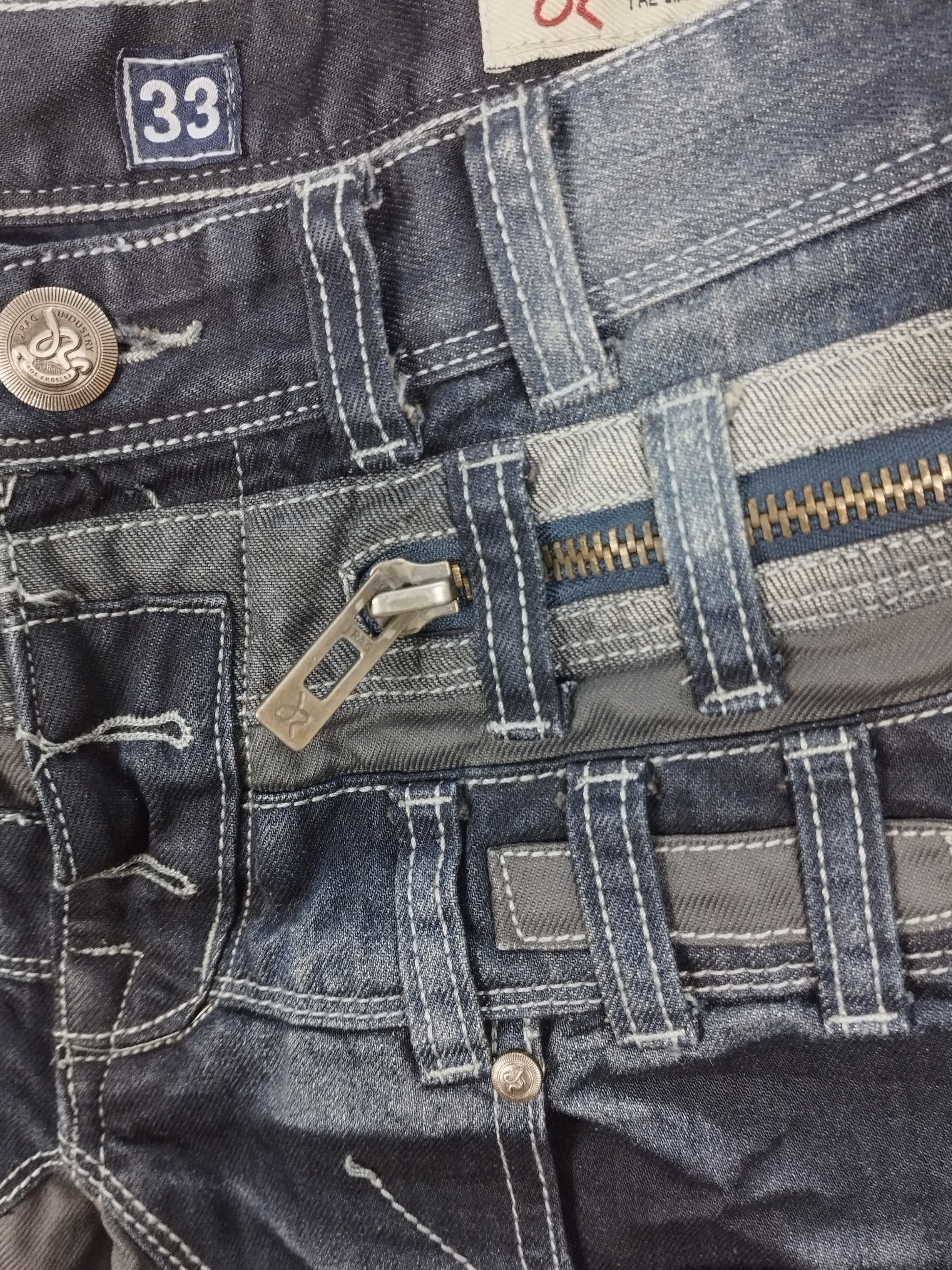Japanese Brand J Rag Famous Denim Multipocket Jeans y2k Size US 33 - 5 Thumbnail