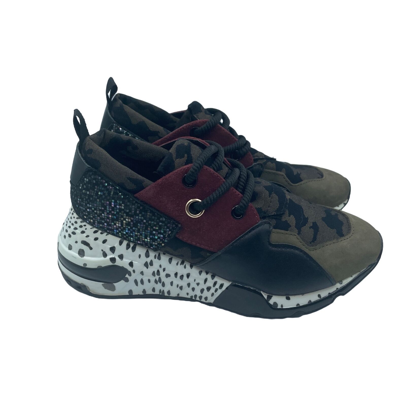 Steve Madden Steve Madden Cliff OliveGreen Camo Sneaker Womens 5.5 Size US 5.5 / IT 35.5 - 2 Thumbnail