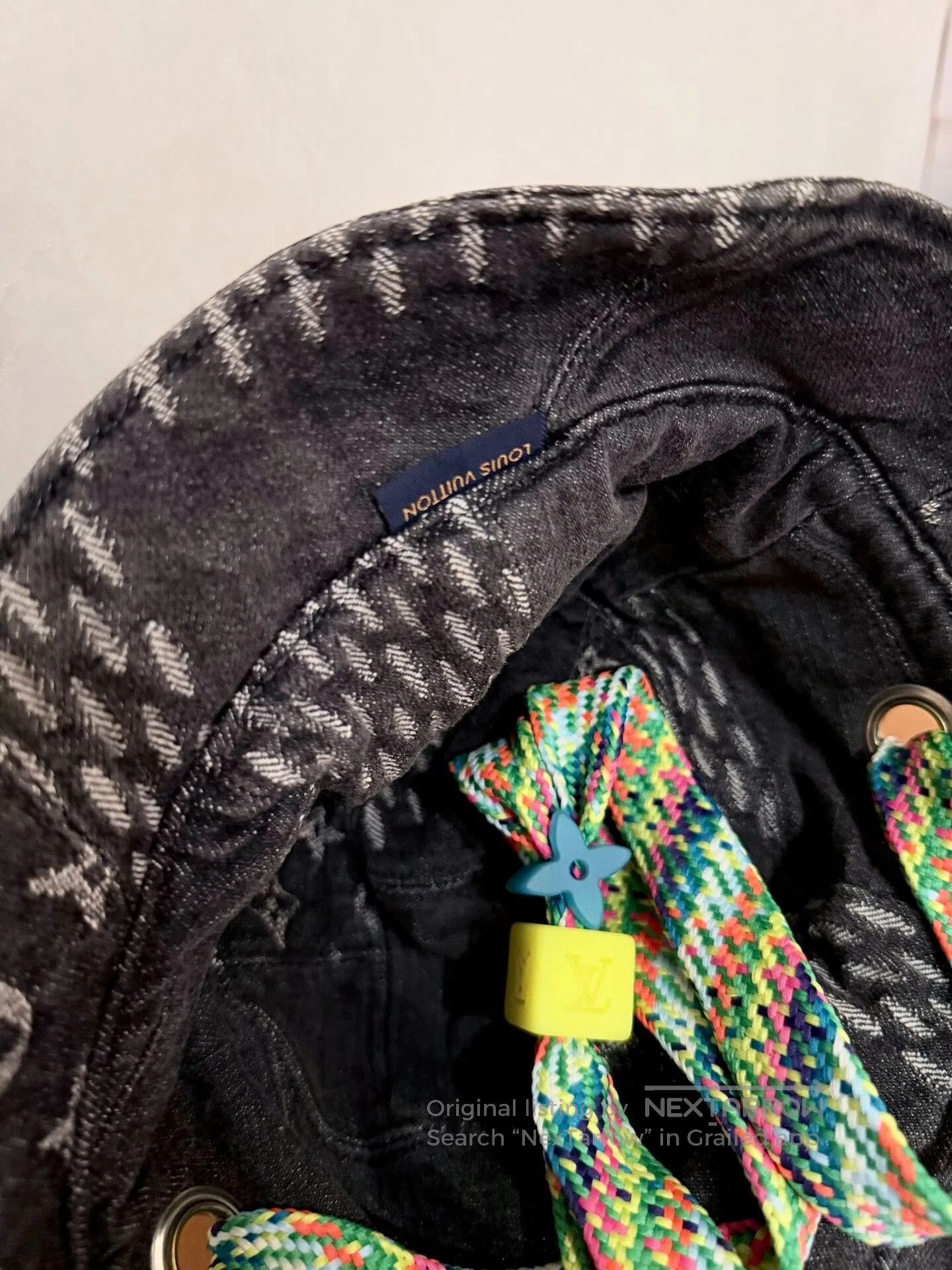 Louis Vuitton Louis Vuitton x Nigo 23ss Denim Bucket Hat. Size ONE SIZE - 4 Thumbnail