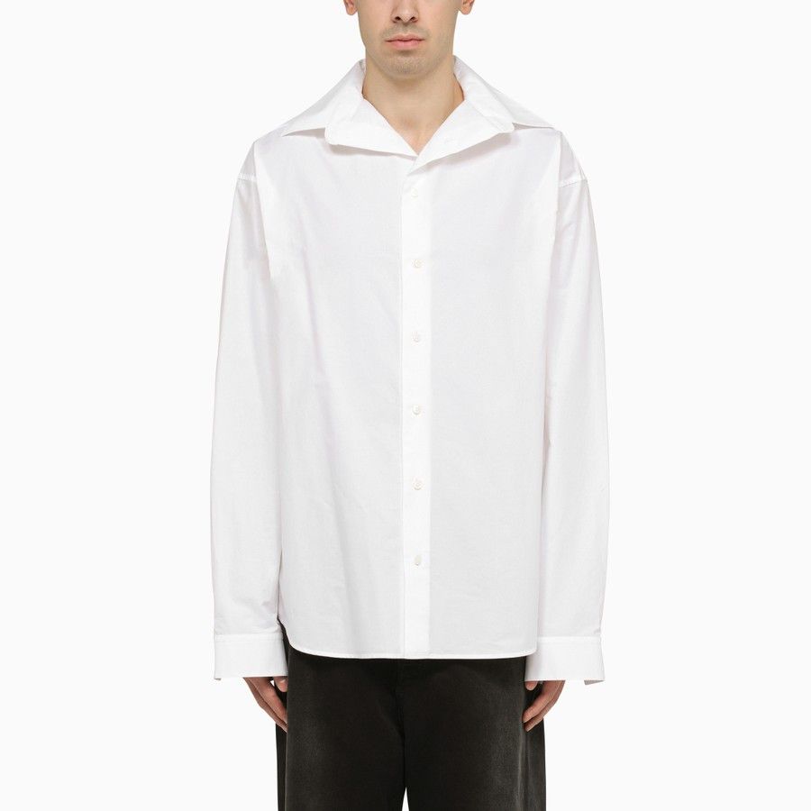 image of Balenciaga O1D2Blof0224 Shirt In White, Men's (Size Medium)