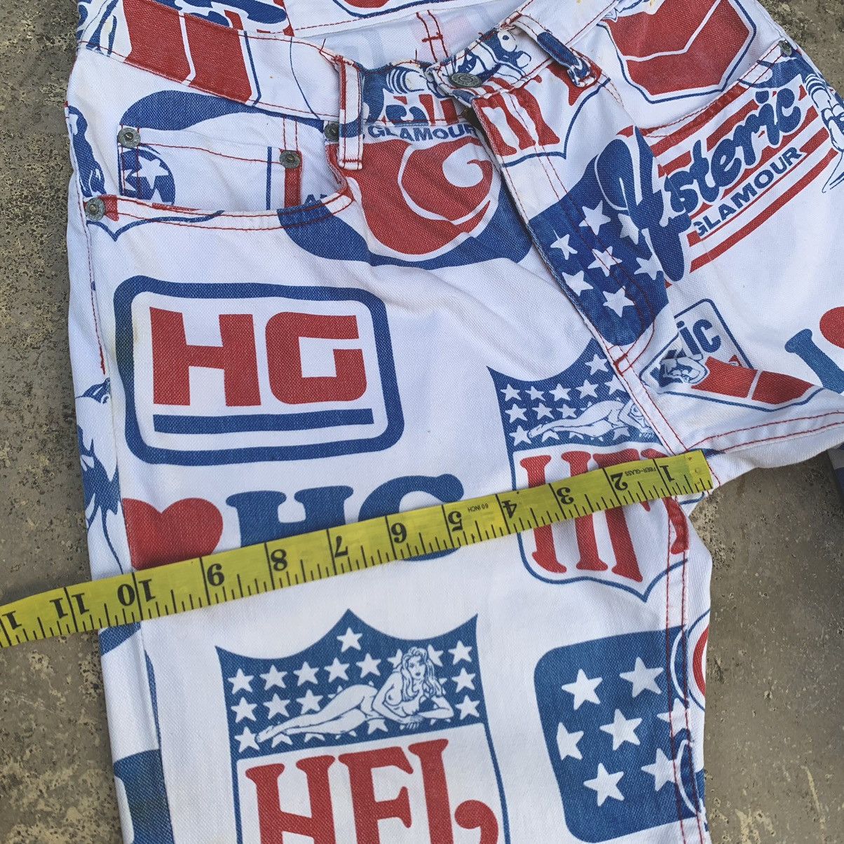 Hysteric Glamour × If Six Was Nine × Seditionaries Skateboard Hysteric glamour Denim Flared Jeans Size 27" / US 4 / IT 40 - 13 Thumbnail