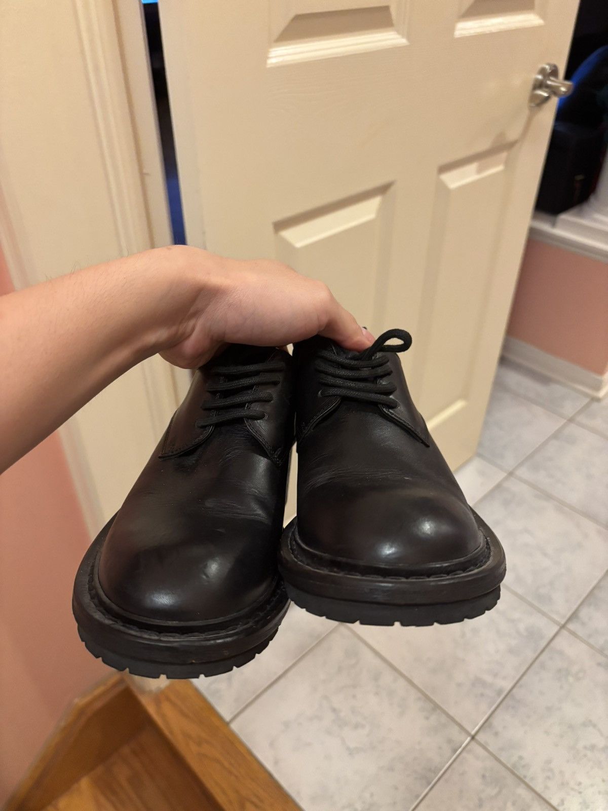 Ann Demeulemeester ANN DEMEULEMEESTER HEELED OXFORD DERBY Size US 7 / IT 37 - 2 Thumbnail