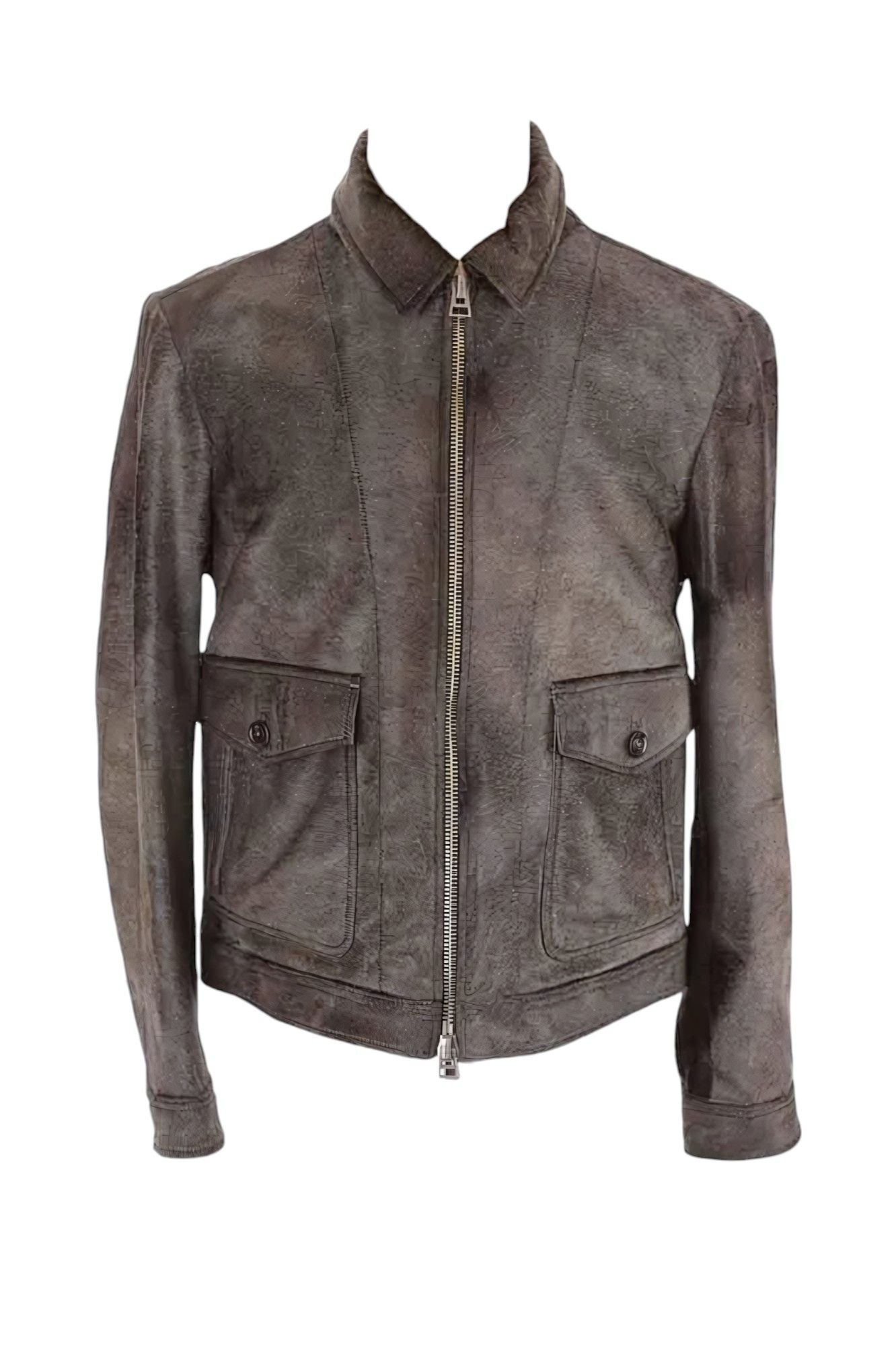 Tom Ford LEATHER BOMBER JACKET Size US L / EU 52-54 / 3 - 1 Thumbnail