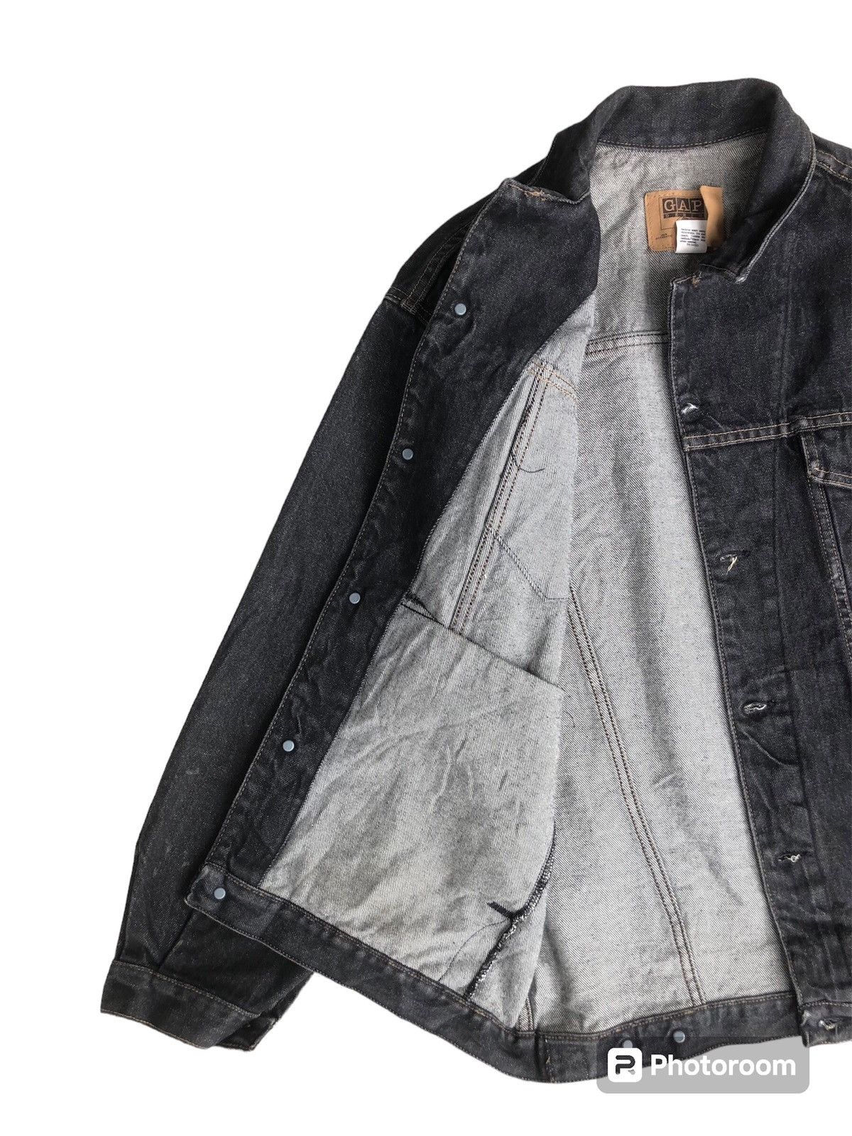Vintage Vintage Gap Made in usa Denim Jacket Distressed Size US M / EU 48-50 / 2 - 3 Thumbnail