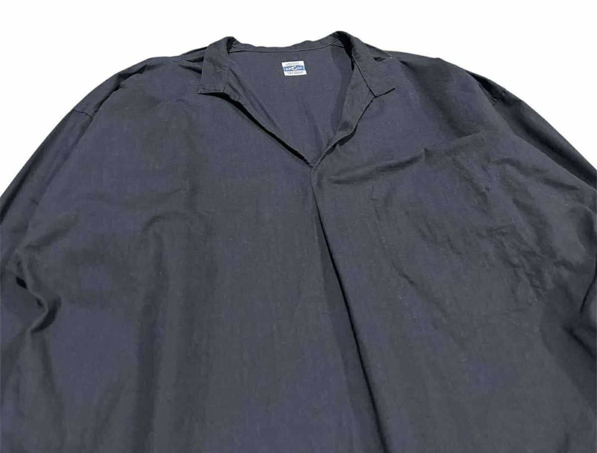 Japanese Brand 🔥Japanese Style Army Twill Oversized Skipper Shirt Pullover Size US XL / EU 56 / 4 - 2 Thumbnail