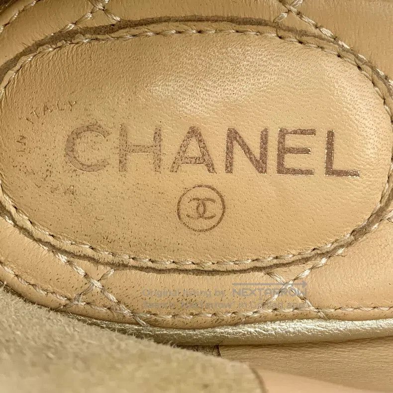 Chanel Chanel Golden hemp chain casual flat loafers Size US 5.5 / IT 35.5 - 7 Thumbnail