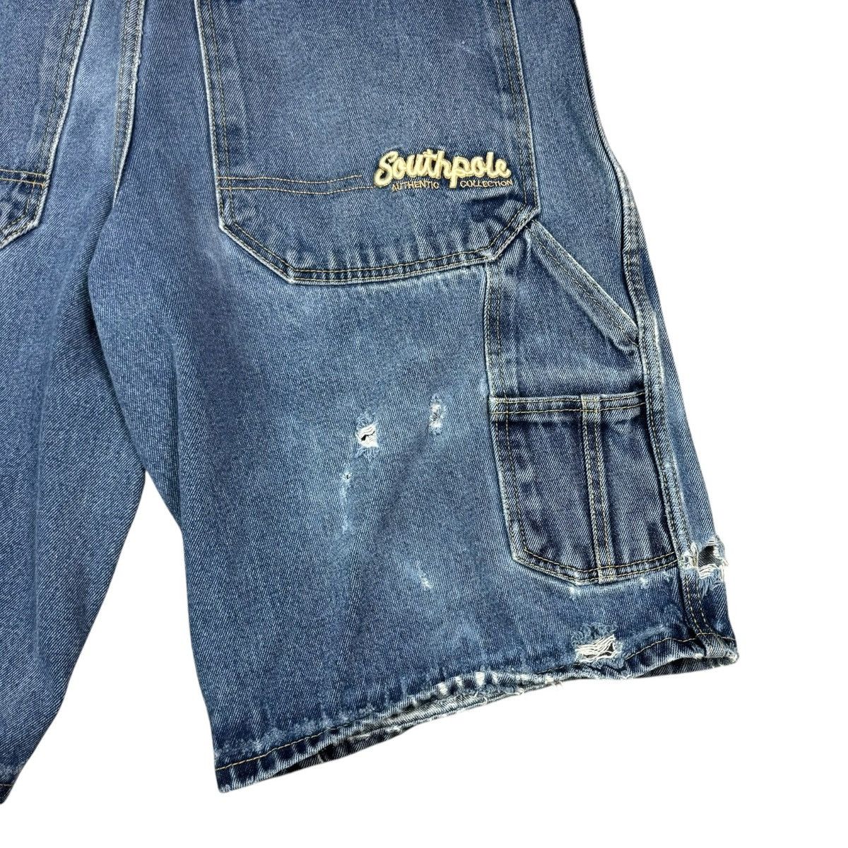 Southpole 2000s Southpole Baggy Denim Shorts Men's 36 FLAWS Size US 36 / EU 52 - 2 Thumbnail