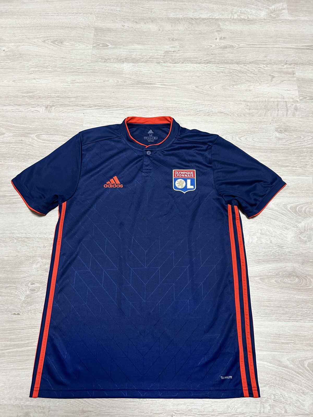 Adidas Adidas Soccer Jersey Olimpique Lyon Marseille size M Size US M / EU 48-50 / 2 - 1 Thumbnail