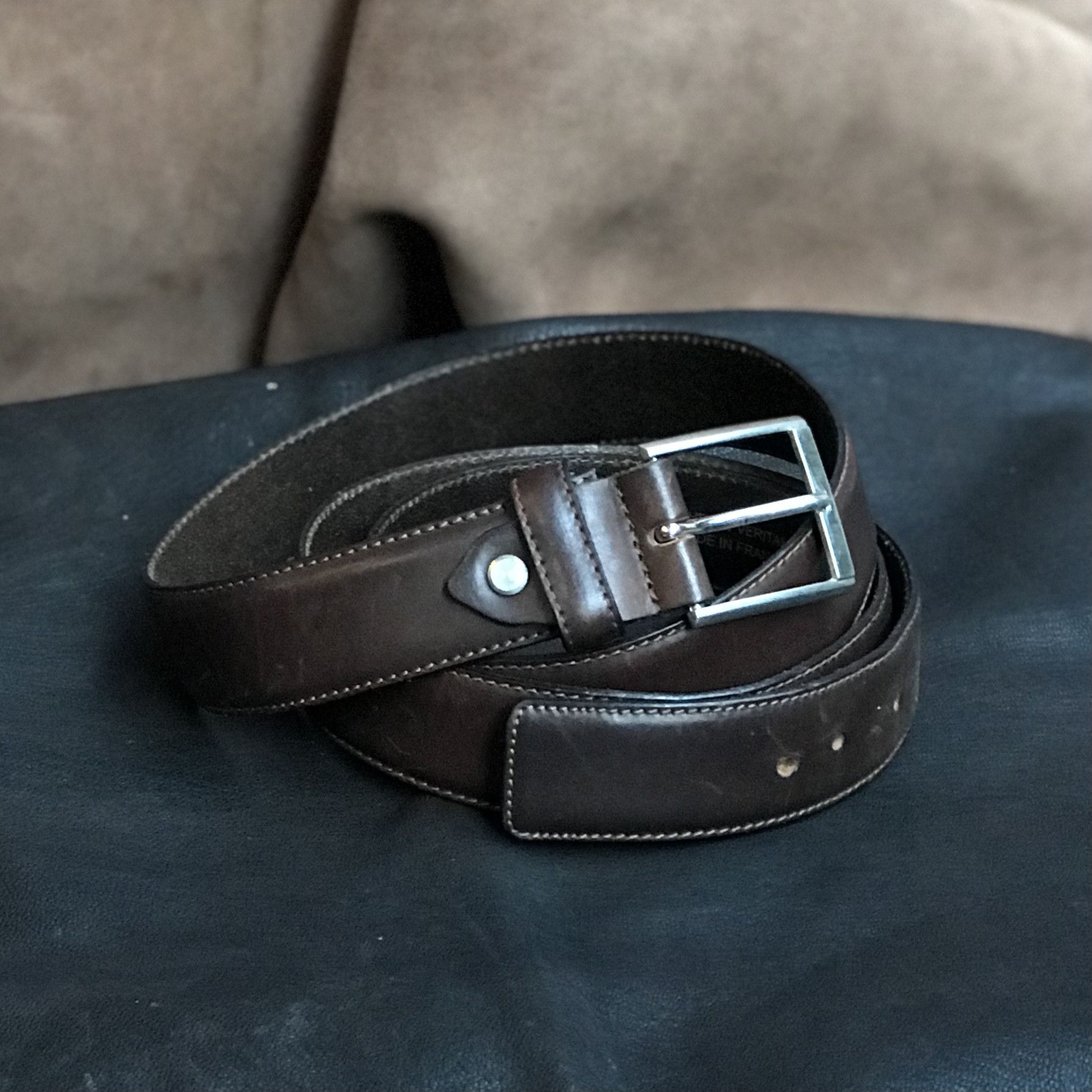 Other Made in France leather belt Size 36 - 7 Thumbnail
