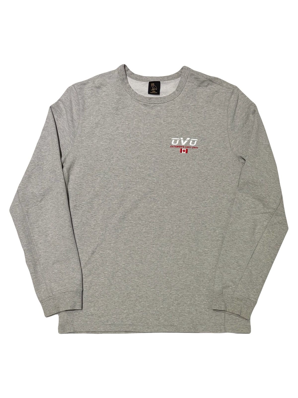 October's Very Own October's Very Own OVO International Tee Grey Longsleeve Size US L / EU 52-54 / 3 - 1 Thumbnail